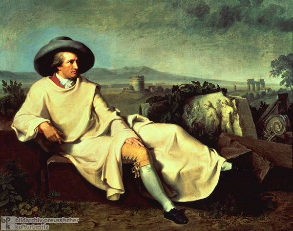 Johann Wolfgang von Goethe in der Campagna (1786-87)